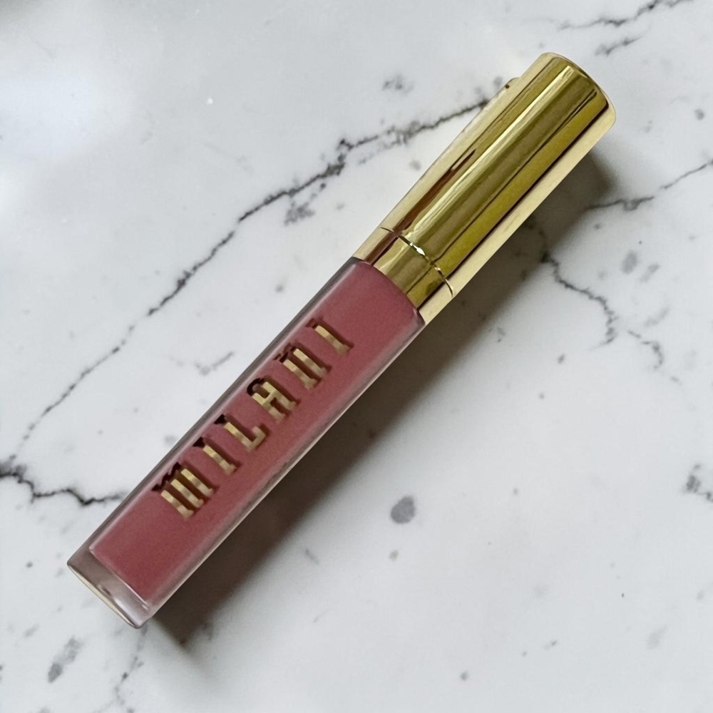 Milani Stay Put Liquid Lip Matte Longwear Lipstick 0.10 oz 130 Iconic Nude Rose